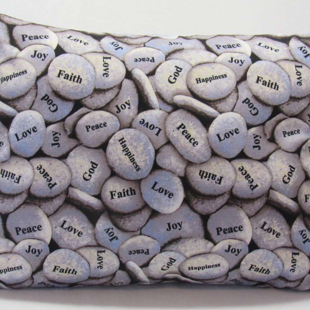 Faith Stones Travel Pillow